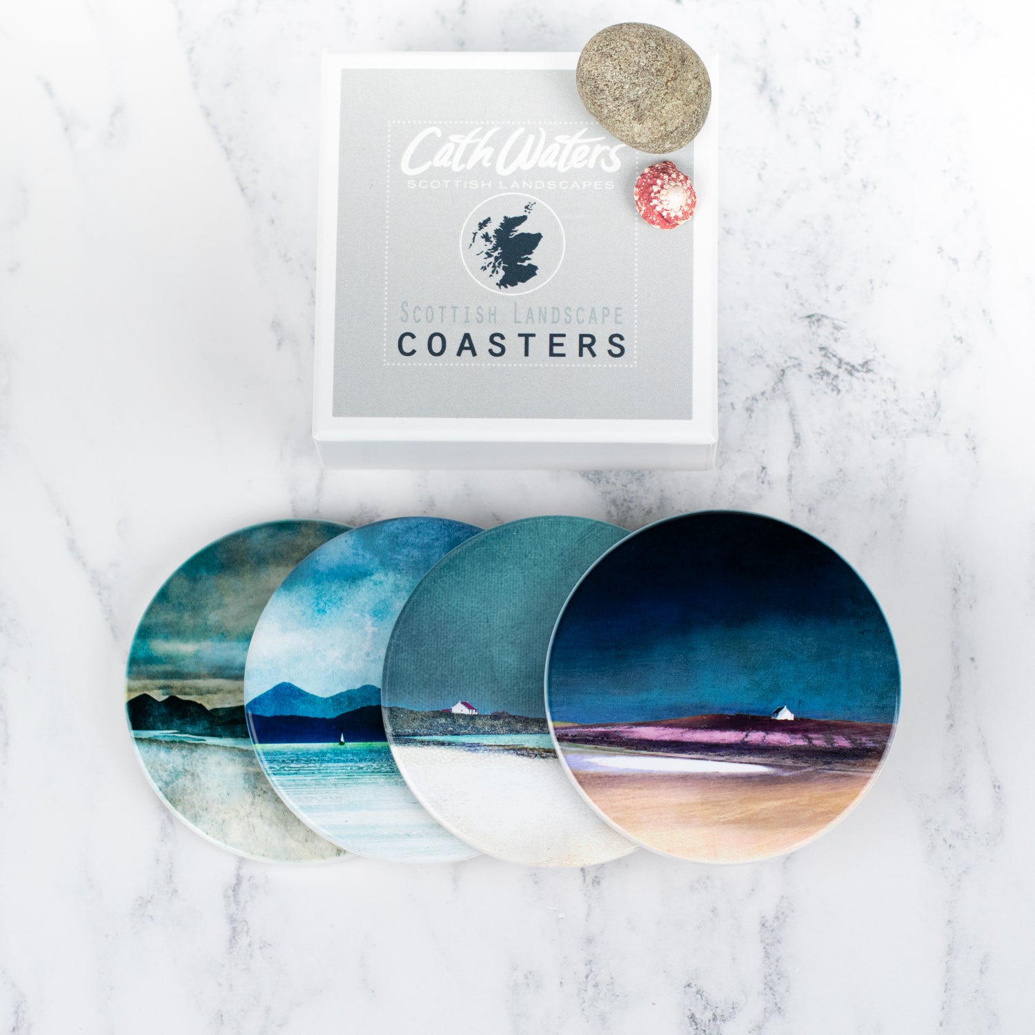 INDIVIDUAL BOXED COASTERS