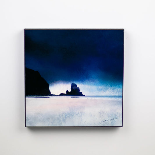 Talisker Sundown Wood Block Print