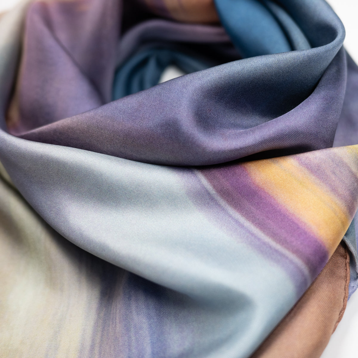 Sango Bay Durness Large Square Silk Scarf