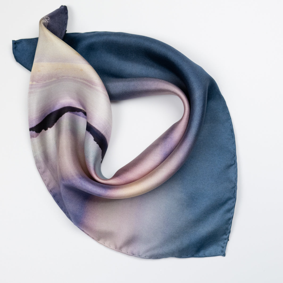 Arisaig Aurora Small Square Silk Scarf