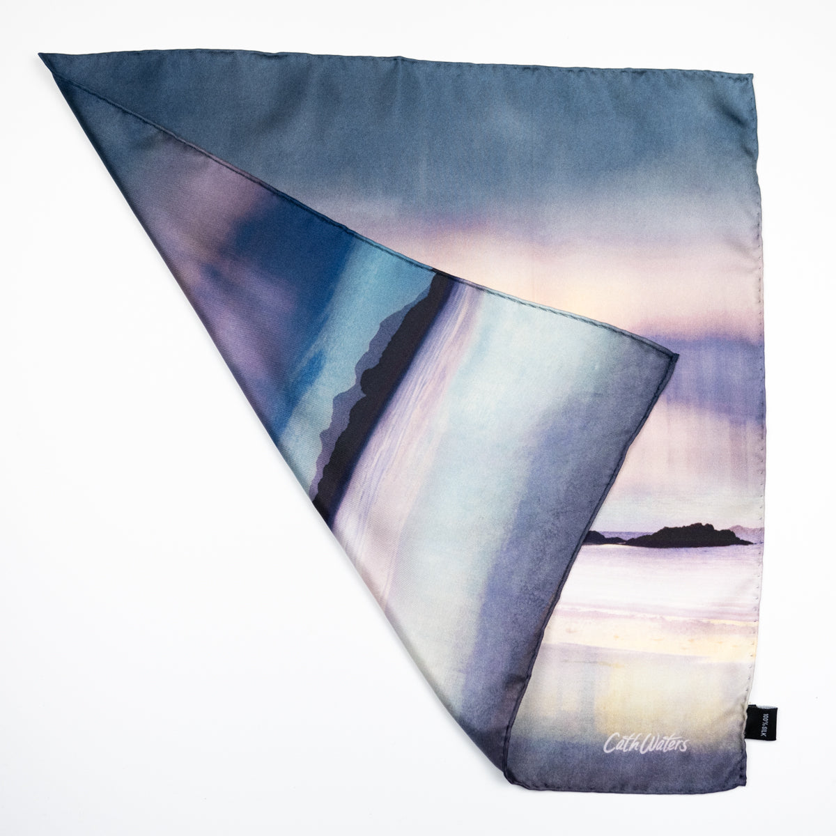 Arisaig Aurora Small Square Silk Scarf