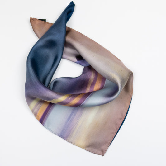 Sango Bay Durness Small Square Silk Scarf