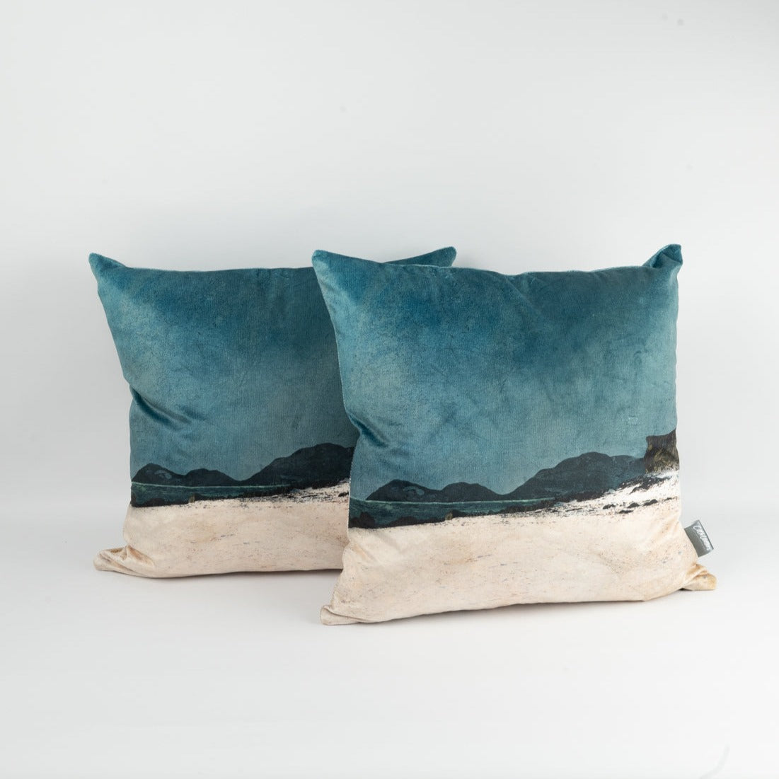 Harris from Coral Beach Isle of Skye Velvet Cushion