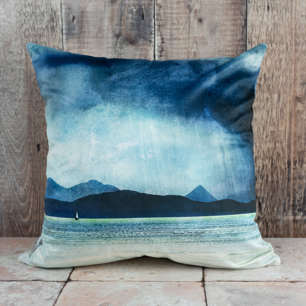 Inner Sound Skye and Scalpay Velvet Cushion
