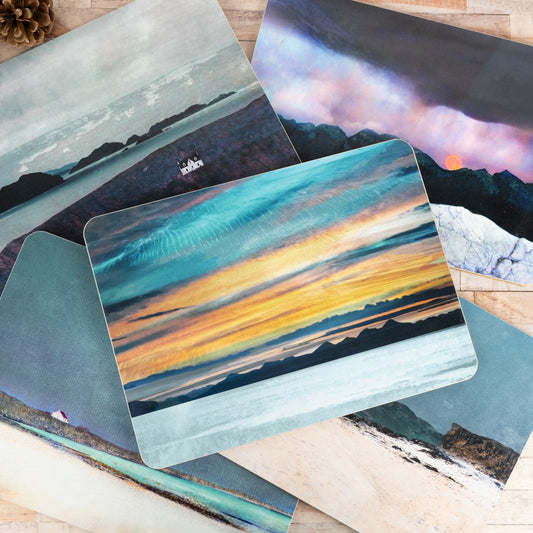 Ardtreck Lighthouse Skye Cork Backed Table Mat