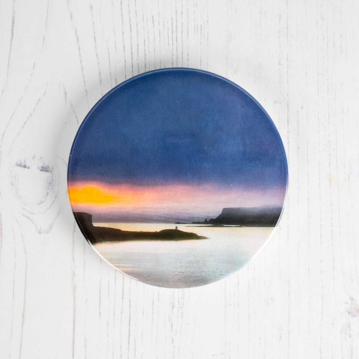 Ardtreck Lighthouse Skye Ceramic Coaster