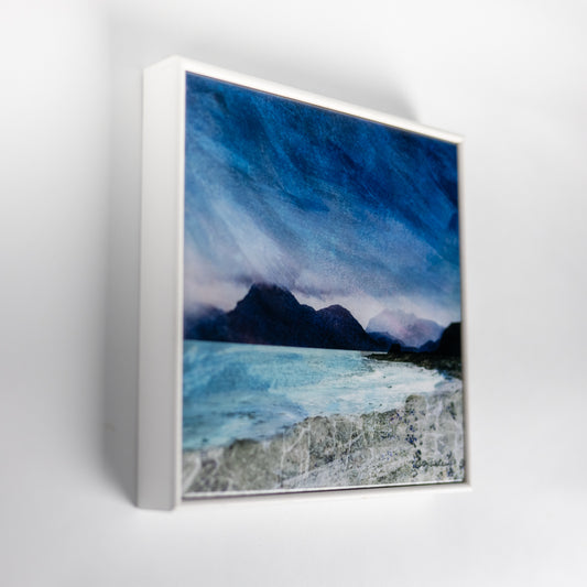 Elgol Shore Isle of Skye Wood Framed 6" ceramic tile