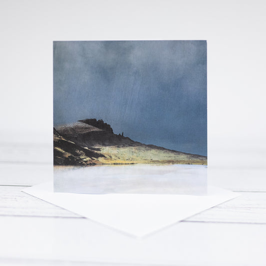 The Storr Loch Isle of Skye 140mm square greetings card