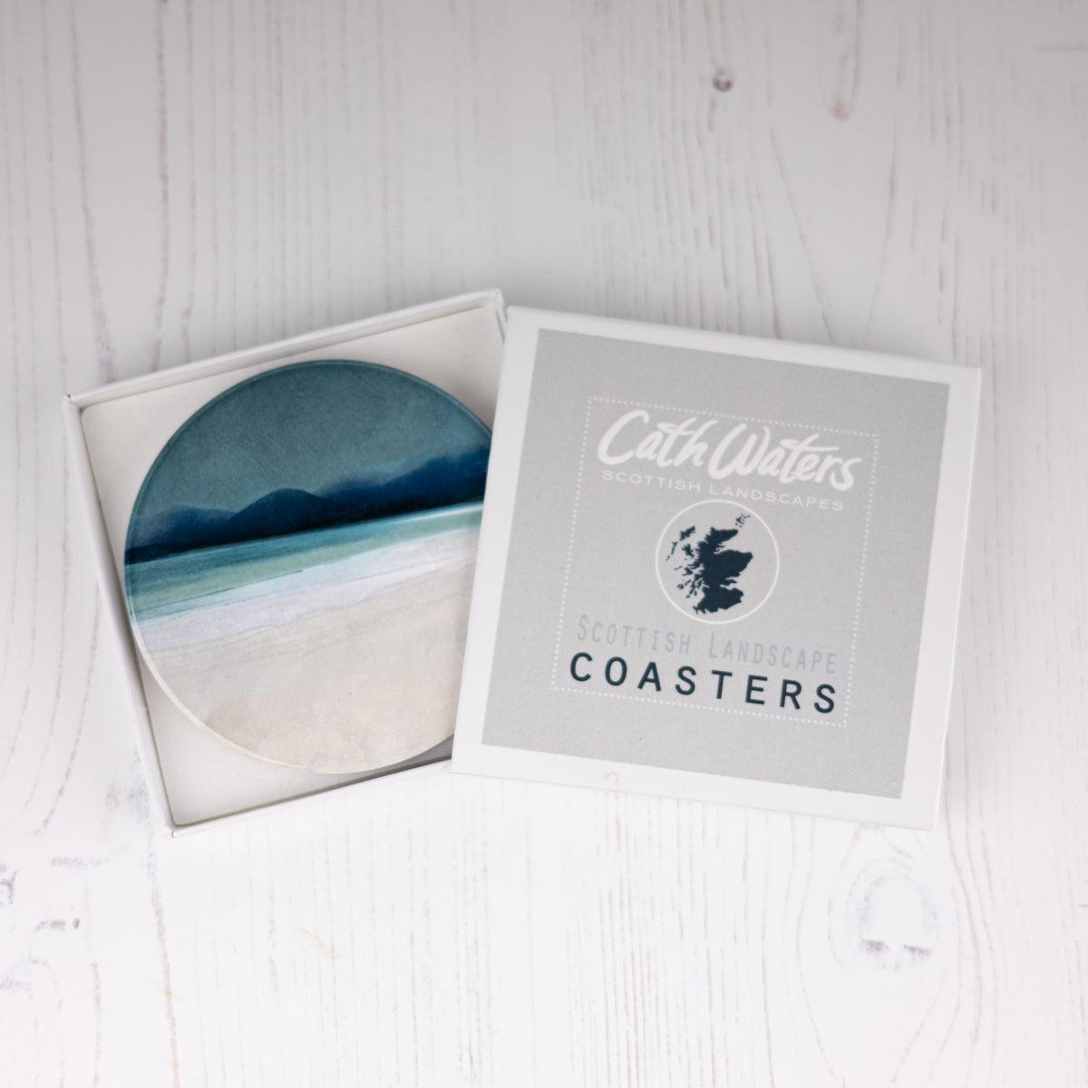 Horgabost Harris Ceramic Coaster Gift Boxed