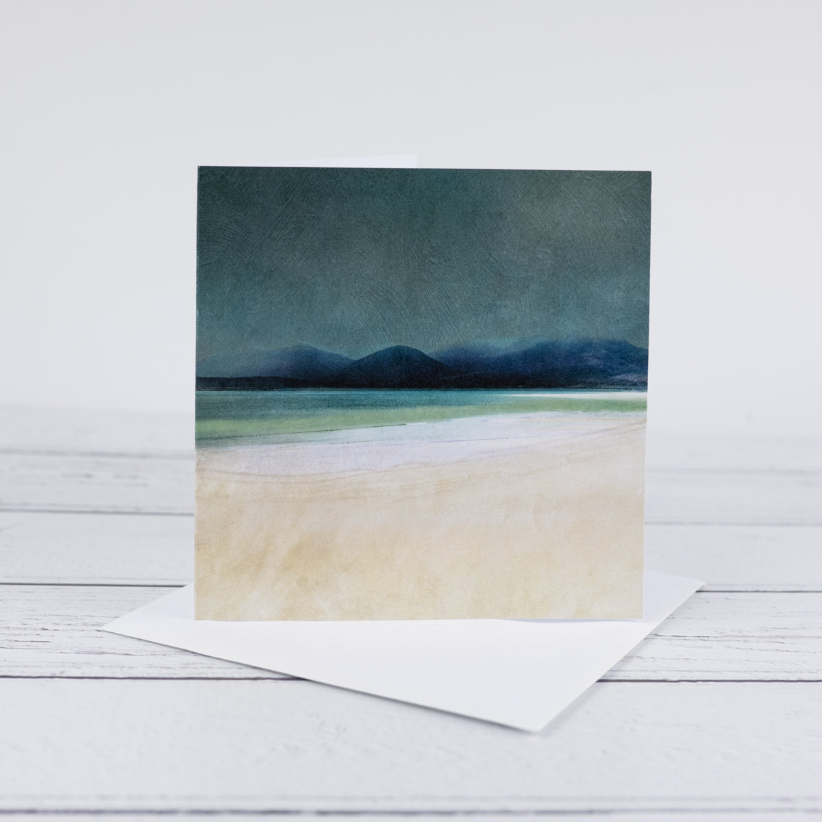 Horgabost Harris 140mm square greetings card