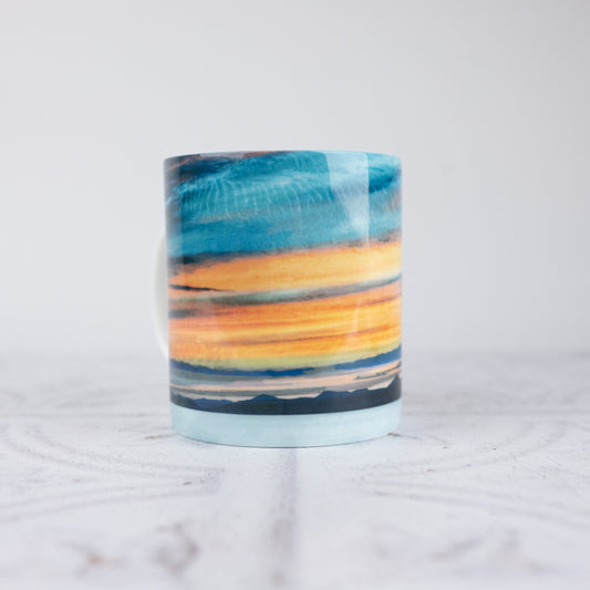 Western Isles from Trotternish Isle of Skye Large Bone China Mug