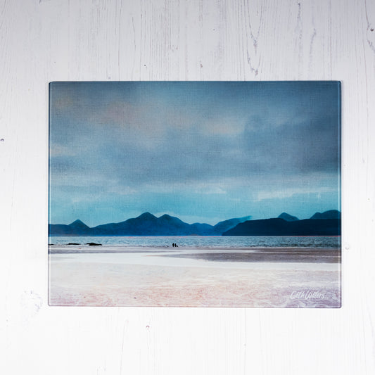 “A walk on the beach” Skye from Applecross Glass Worktop Saver