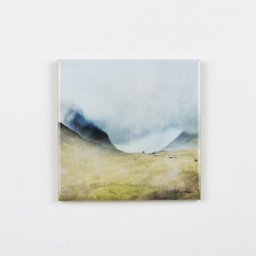 "The Road North" Glencoe Inlaid Ceramic Tile