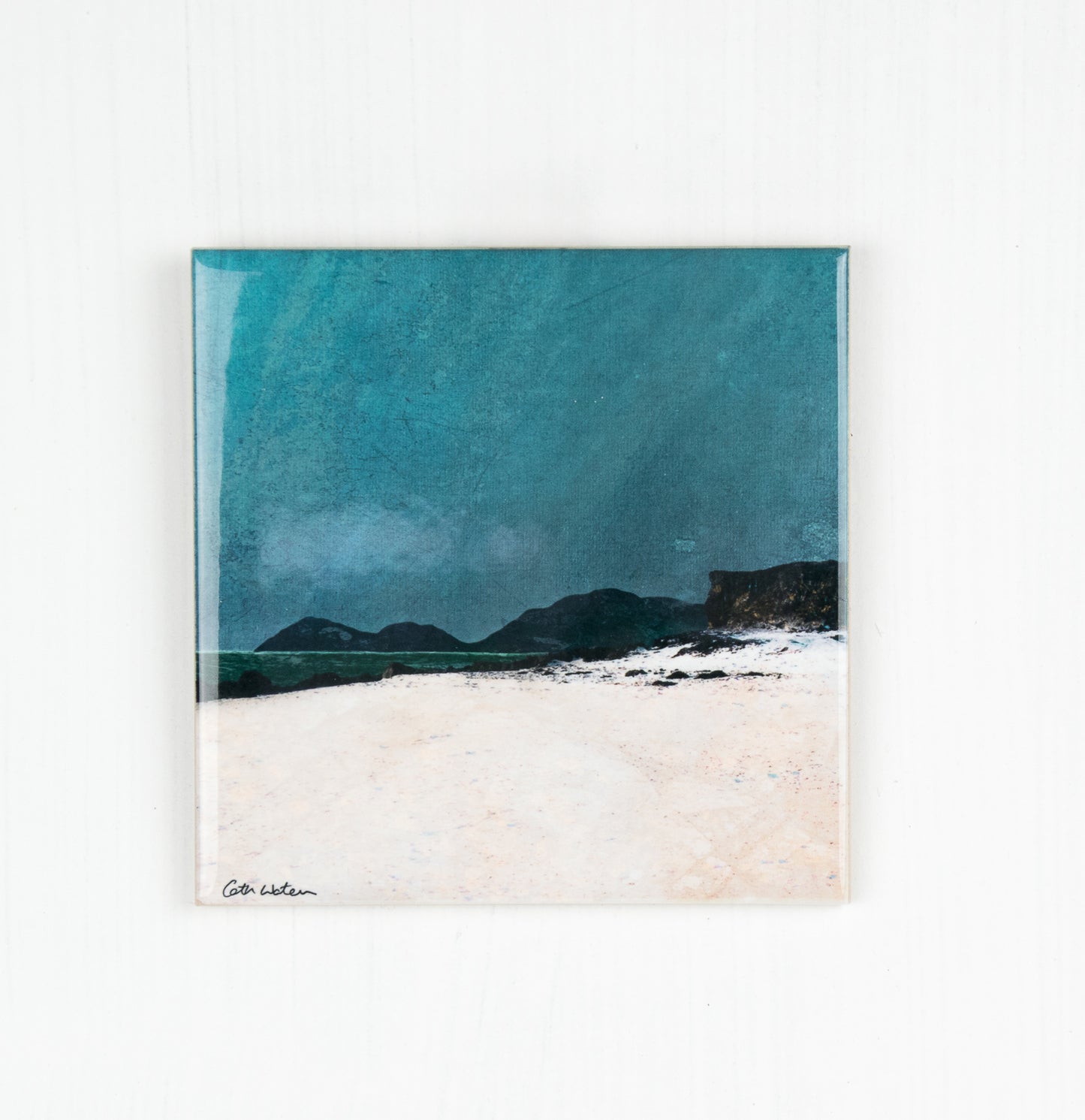 Harris from Coral Beach Isle of Skye Inlaid Ceramic Tile