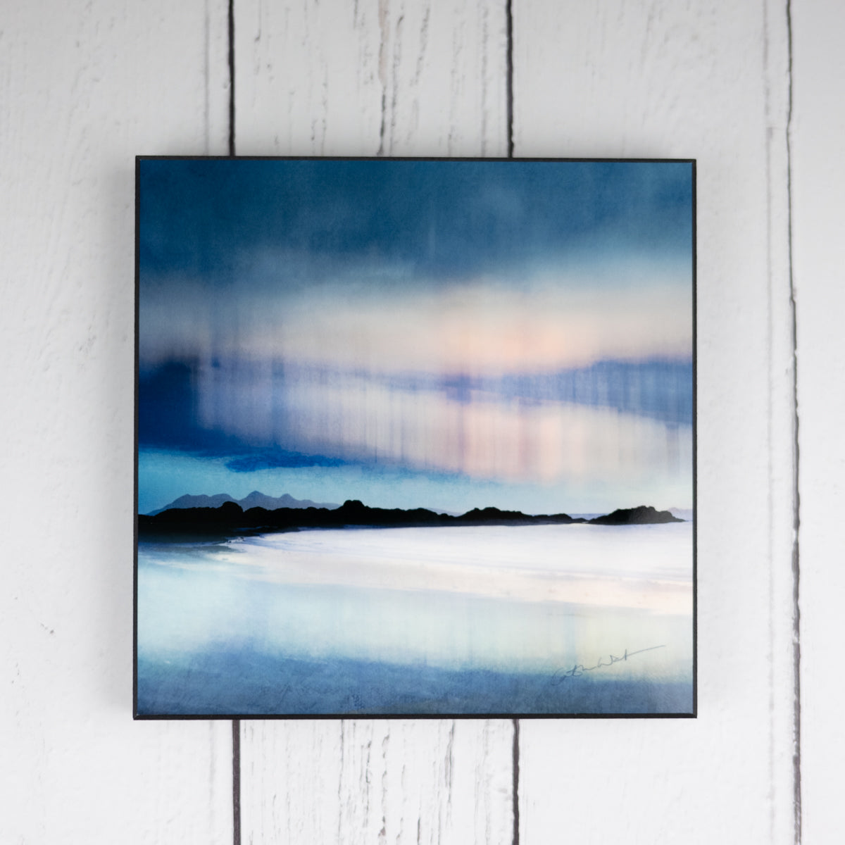 Arisaig Aurora Wood Block Print