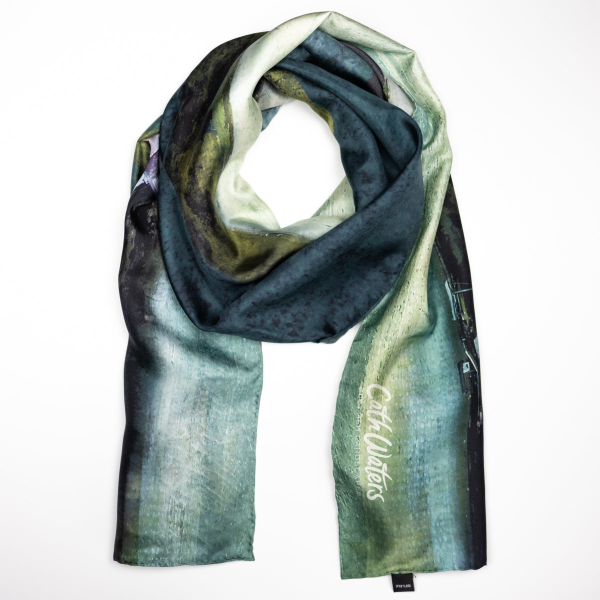 Plockton Large Panoramic Silk Scarf