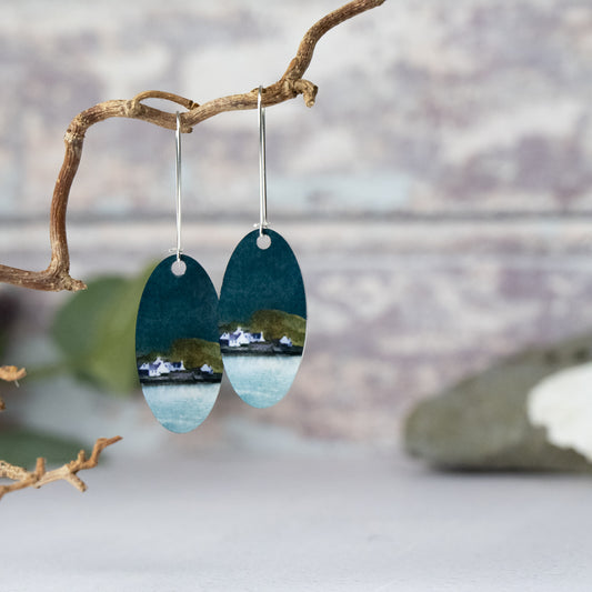 Plockton Aluminium and Silver Earrings