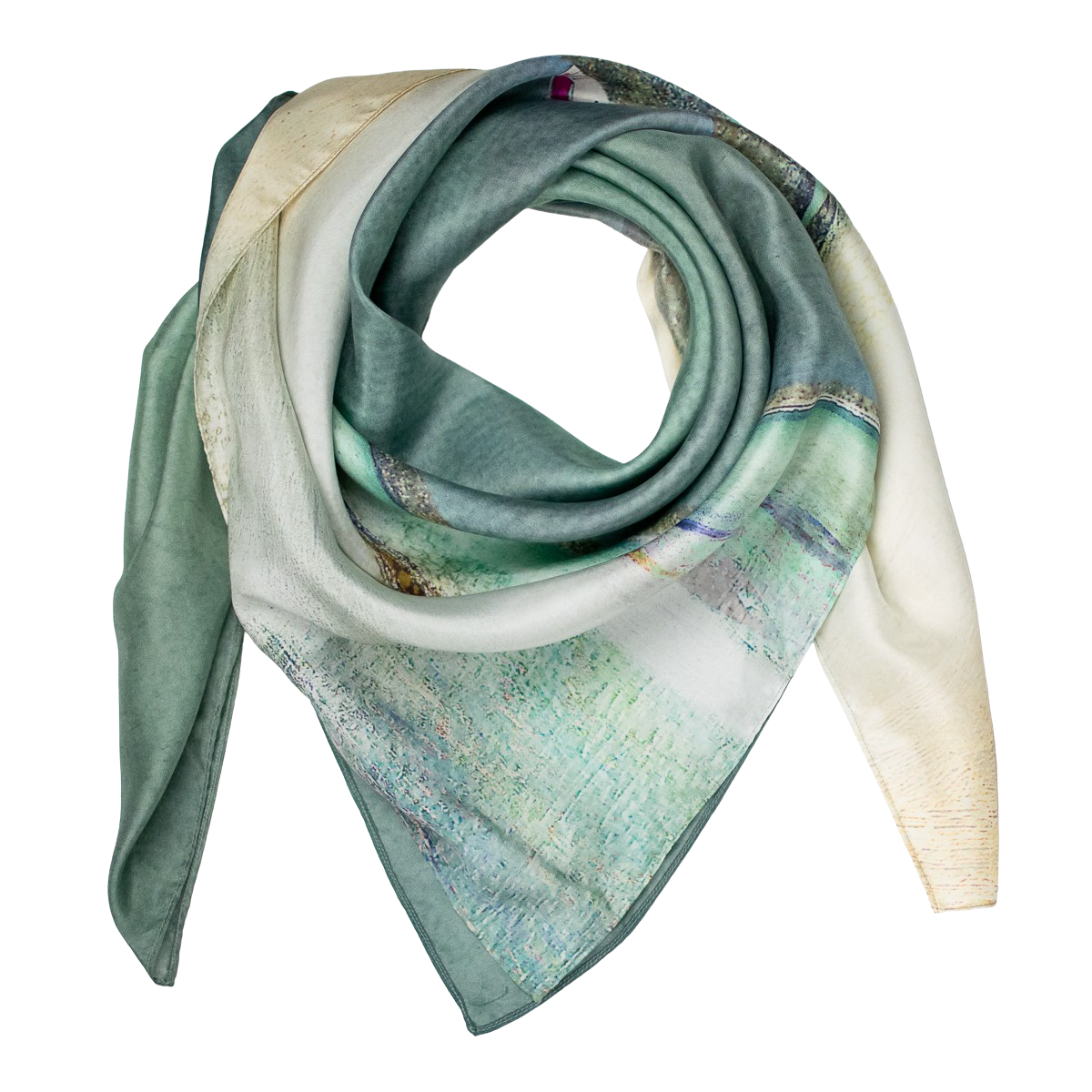 Red Croft Barra Large Square Silk Scarf