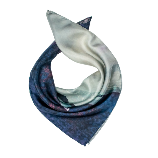 The Summer Isles from Achiltiebuie Small Square Silk Scarf