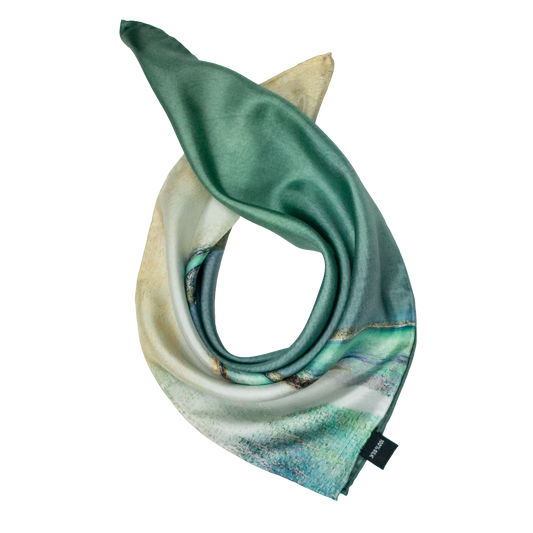 Red Croft Barra Small Square Silk Scarf