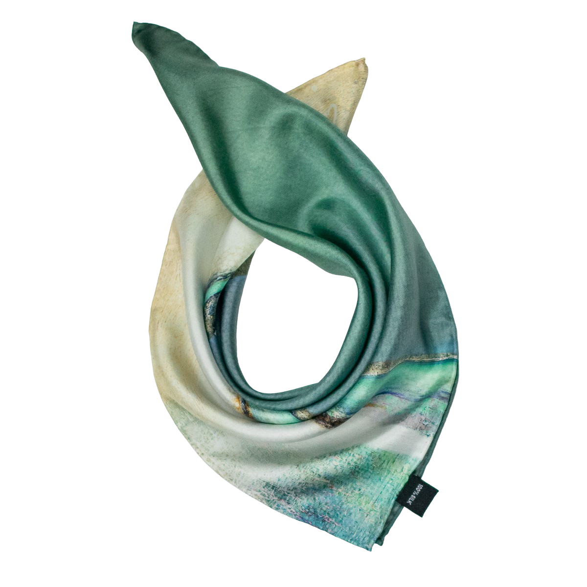 Red Croft Barra Small Square Silk Scarf