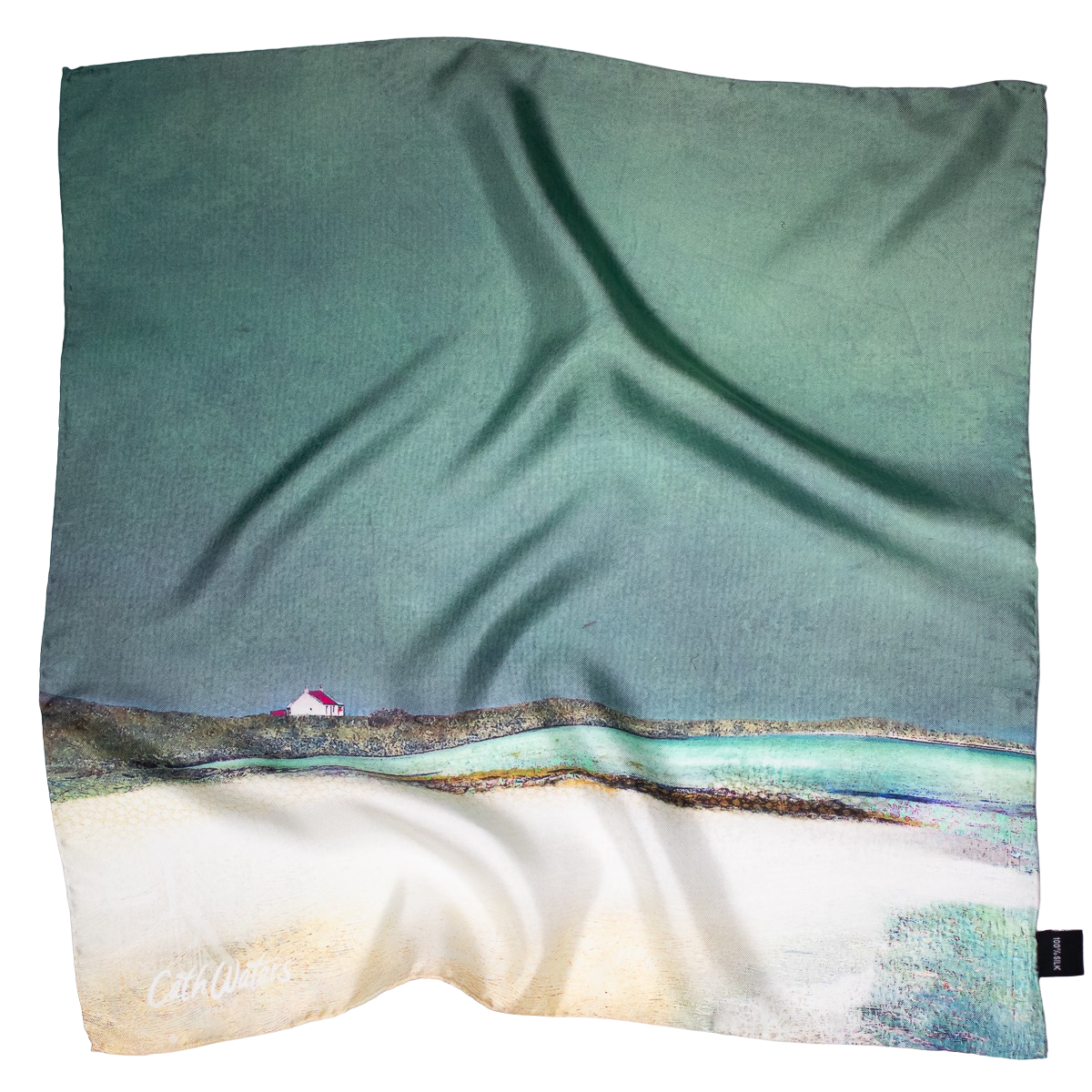 Red Croft Barra Small Square Silk Scarf