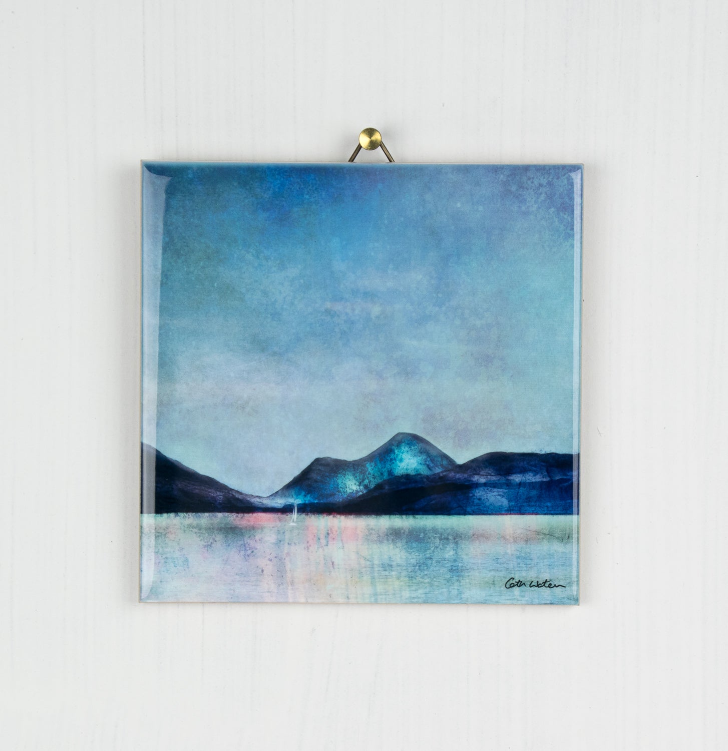 Sound of Mull Ceramic Wall Hanging Tile Art