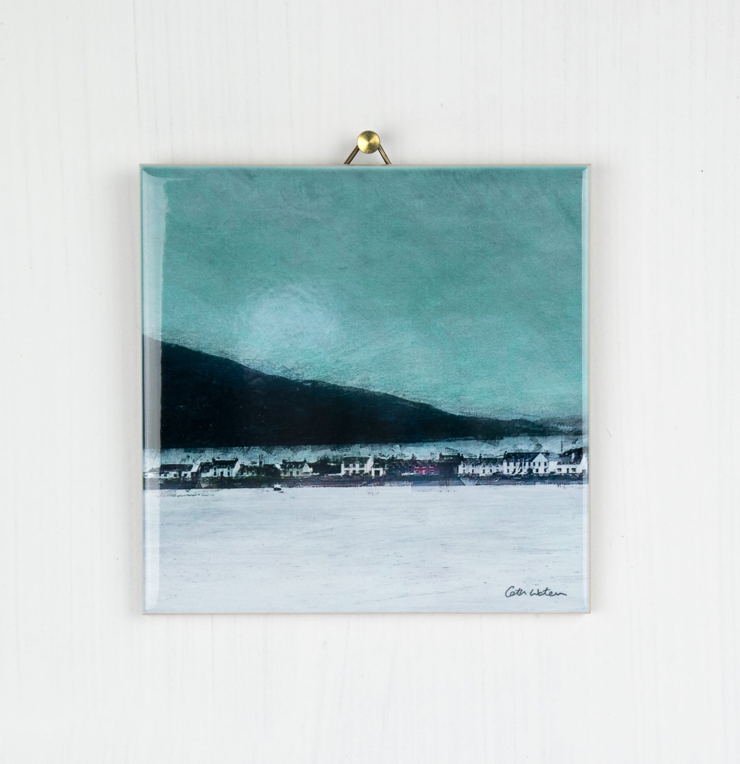 Ullapool Cath Waters Ceramic Hanging Tile Art