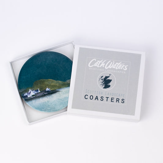 Plockton Ceramic Coaster Gift Boxed