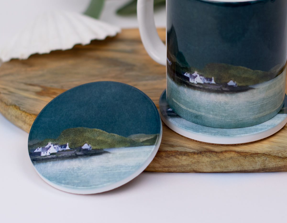 Plockton Ceramic Coaster Gift Boxed