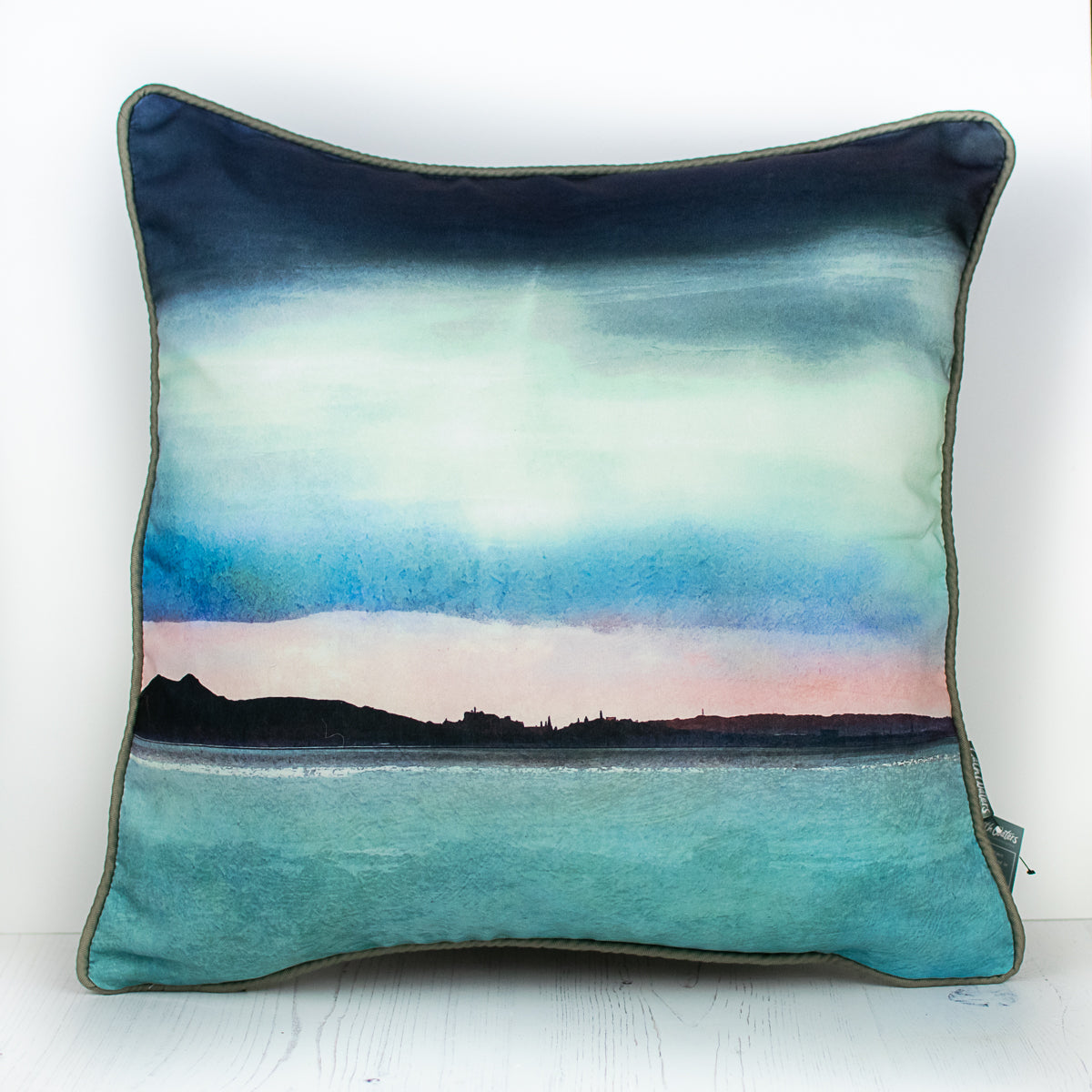 Edinburgh Skyline from East Lothian Cushion