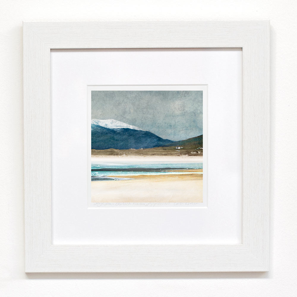 HR03 Winter Luskentyre HArris Framed Print