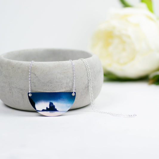 Talisker Sundown Aluminium and Silver Small Necklace