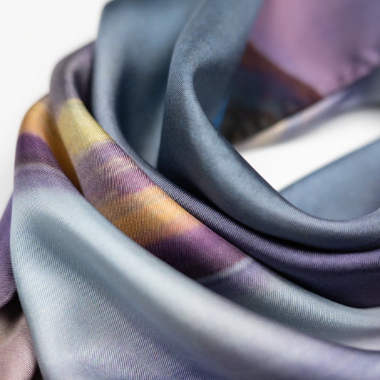 Sango Bay Durness Large Square Silk Scarf