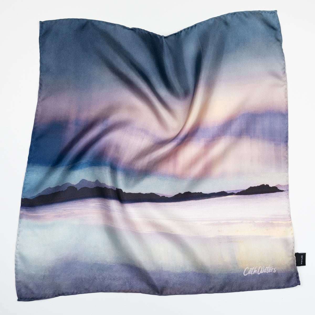 Arisaig Aurora Large Square Silk Scarf