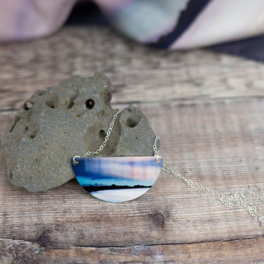 Arisaig Aurora Aluminium and Silver Necklace