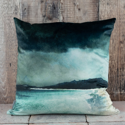 Reef Beach Isle of Lewis Velvet Cushion