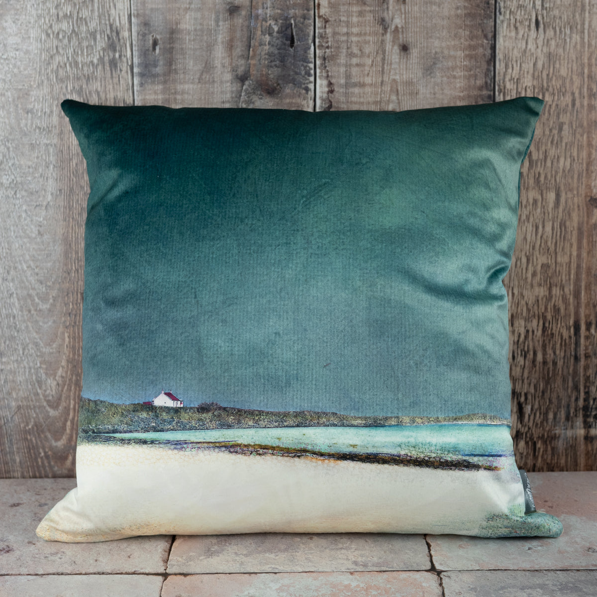 Red Croft Barra Velvet Cushion