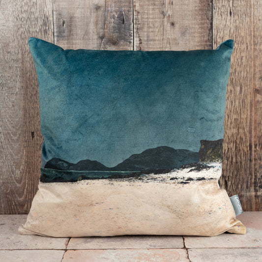 Harris from Coral Beach Isle of Skye Velvet Cushion