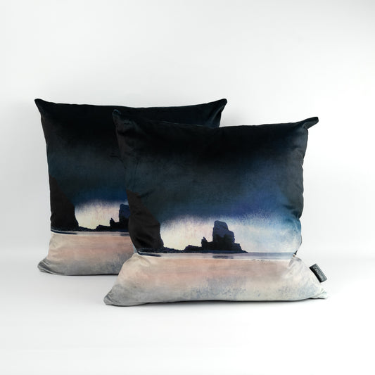 Talisker Sundown Isle of Skye Velvet Cushion