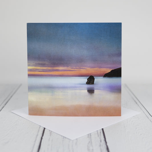 Sango Bay Durness 140mm square greetings card