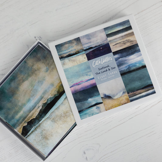 Scotland The Land and Sea Boxed set of 8 Greetings Cards