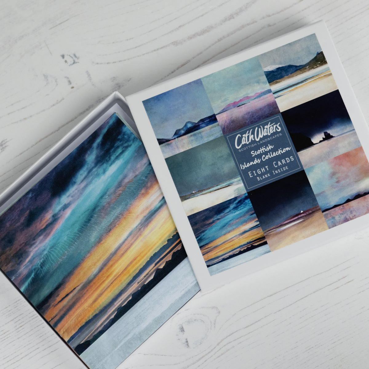 Scottish Islands Collection Boxed Set of 8 Greetings Cards