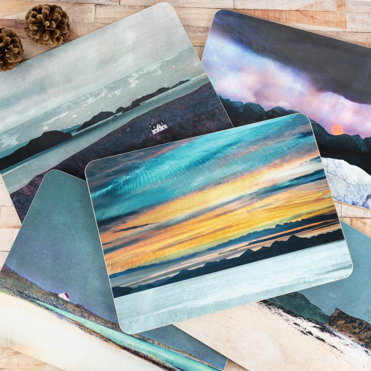 Elgol Shore Isle of Skye Cork Backed Table Mat