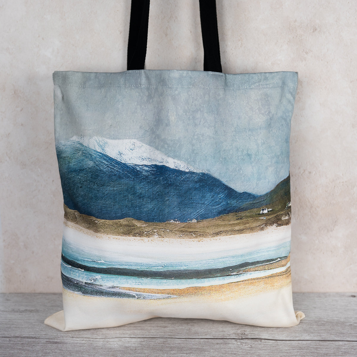 Tote Bag Winter Luskentyre Isle of Harris