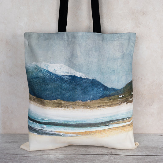 Tote Bag Winter Luskentyre Isle of Harris