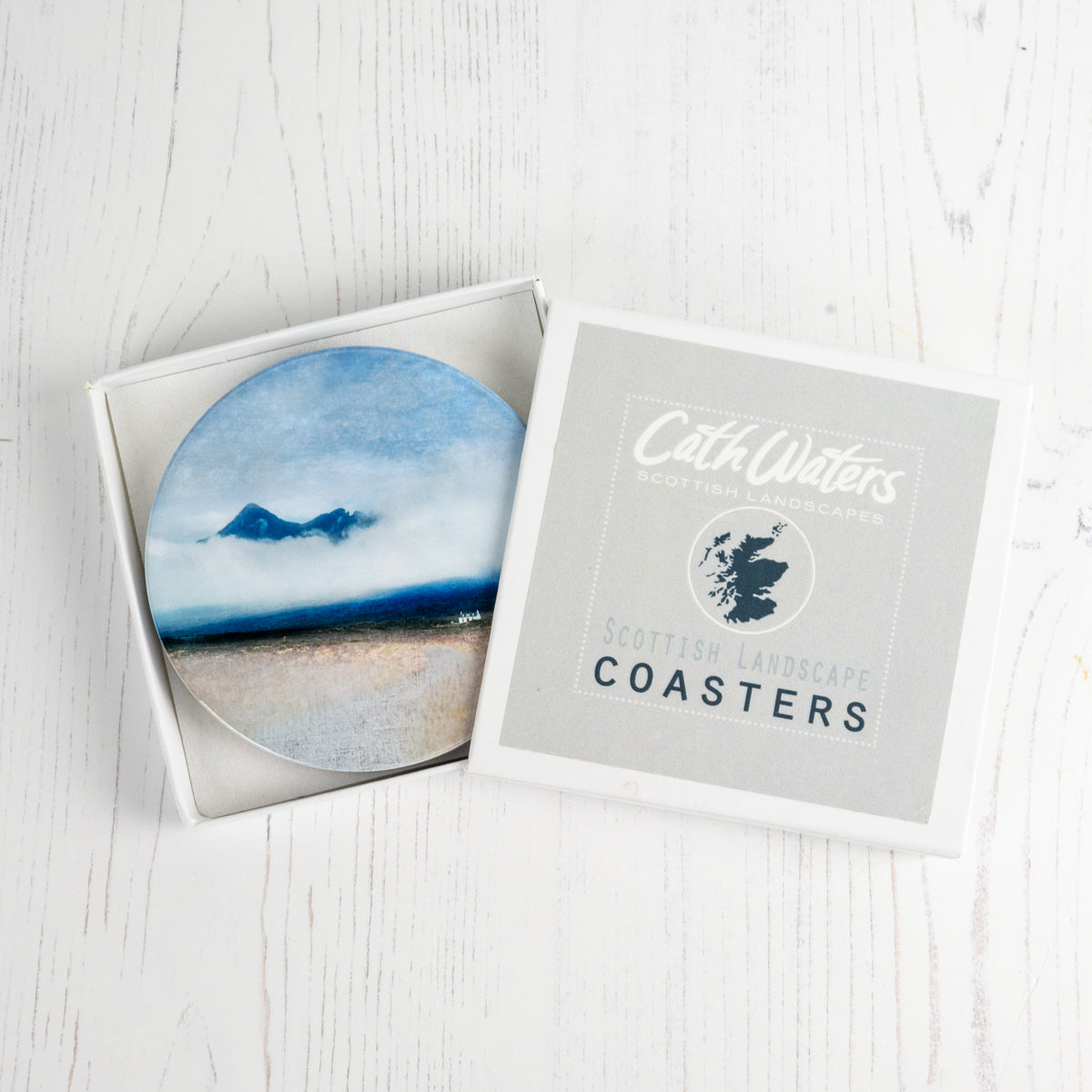 Cuillin Cottage Sligachan Isle of Skye Ceramic Coaster Gift Boxed