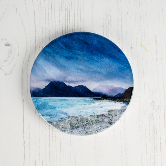 Elgol Shore Isle of Skye Ceramic Coaster Gift Boxed