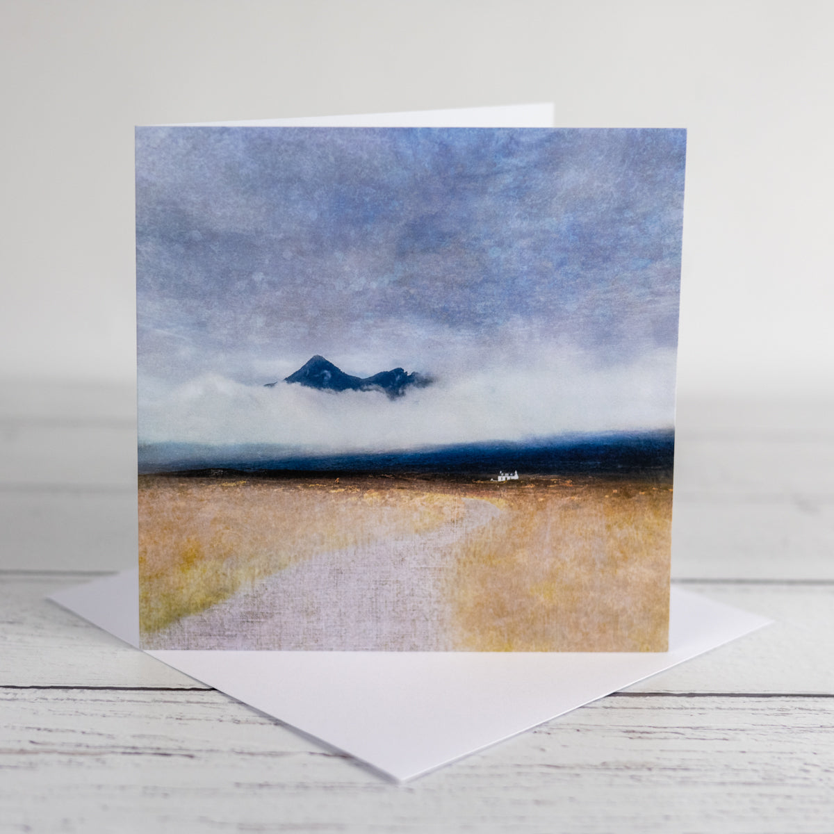 Cuillin Cottage Sligachan Isle of Skye 140mm square greetings card