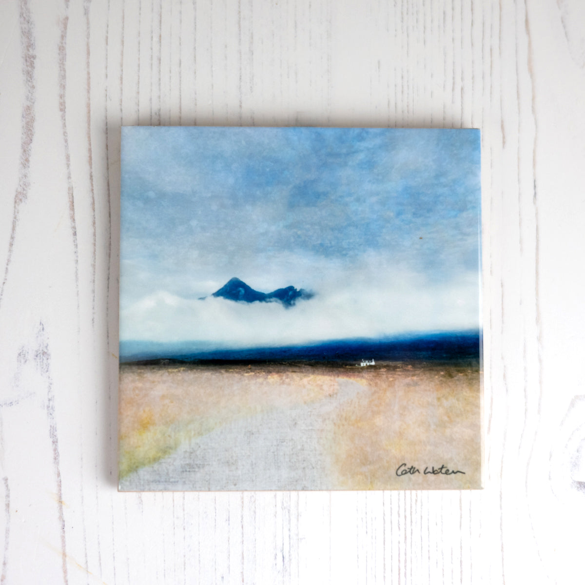 Cuillin Cottage Sligachan Isle of Skye Inlaid Ceramic Tile